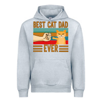 Heather Grey Best Cat Dad Ever Urban Hoodie - Bettercallsaul
