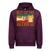Mauve Wine Best Cat Dad Ever Urban Hoodie - Bettercallsaul