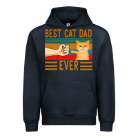 Navy Best Cat Dad Ever Urban Hoodie - Bettercallsaul