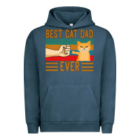 Pigment Midnight Navy Best Cat Dad Ever Urban Hoodie - Bettercallsaul