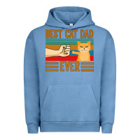 Pigment Pebble Blue Best Cat Dad Ever Urban Hoodie - Bettercallsaul