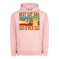 Pigment Salmon Best Cat Dad Ever Urban Hoodie - Bettercallsaul