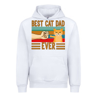 White Best Cat Dad Ever Urban Hoodie - Bettercallsaul