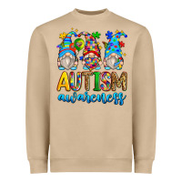 Mushroom autism awareness gnomes Heavyweight Sweatshirt - Zillion Design Studio
