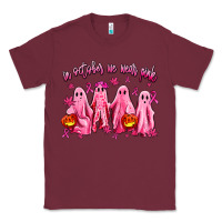 Burgundy in october we wear pink ghosts Classic Tee - AdoDesignShop