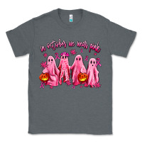 Charcoal Heather in october we wear pink ghosts Classic Tee - AdoDesignShop