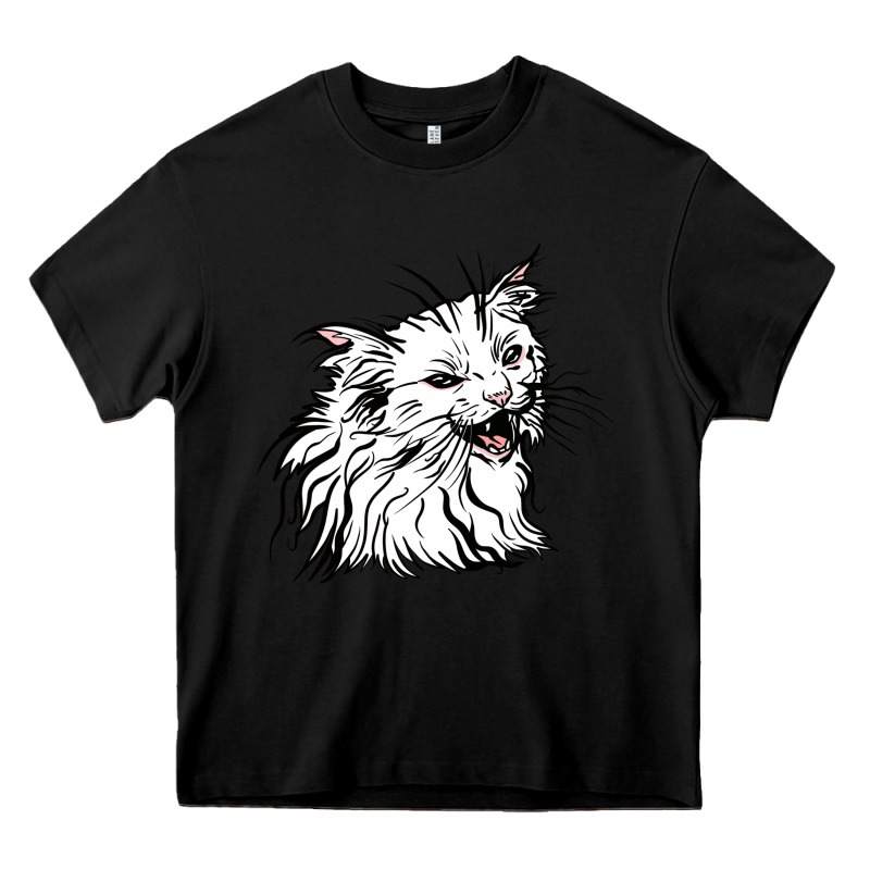 Drawing Cat Heavy Core Tee by RacoonDesign | Teevron