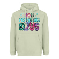 Matcha 100 mermazing days Heavyweight Hoodie - MaliasSmallBusiness