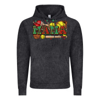 Vintage Black mama softball Vintage Hoodie - Zillion Design Studio