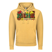 Vintage Mustard mama softball Vintage Hoodie - Zillion Design Studio