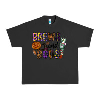 Pigment Black Brews And Boos Urban Heavy Tee - CowhideDigitalArt