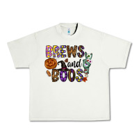 Pistachio Brews And Boos Urban Heavy Tee - CowhideDigitalArt