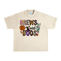 Sandshell Brews And Boos Urban Heavy Tee - CowhideDigitalArt