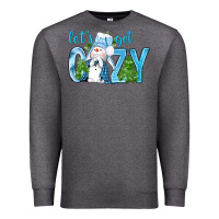 Charcoal Heather lets get cozy Premium Sweatshirt - NancyCooperArtShop