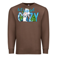 Chestnut lets get cozy Premium Sweatshirt - NancyCooperArtShop