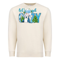 Sandshell lets get cozy Premium Sweatshirt - NancyCooperArtShop
