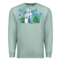 Seafoam lets get cozy Premium Sweatshirt - NancyCooperArtShop