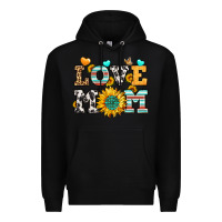 Black love mom Premium Hoodie - LillyAllenDesigns