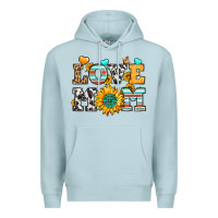 Blue Mist love mom Premium Hoodie - LillyAllenDesigns