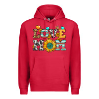 Cardinal love mom Premium Hoodie - LillyAllenDesigns