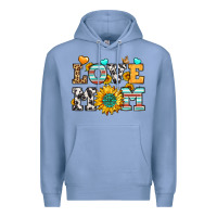 Colony Blue love mom Premium Hoodie - LillyAllenDesigns