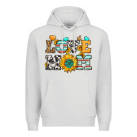 Dove Grey love mom Premium Hoodie - LillyAllenDesigns