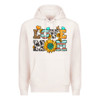 Pale Pink love mom Premium Hoodie - LillyAllenDesigns