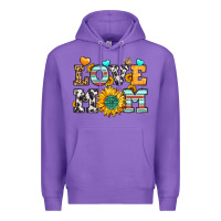 Purple love mom Premium Hoodie - LillyAllenDesigns