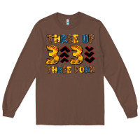 Chestnut three up three down softball Long Sleeve Tee - AdoDesignShop
