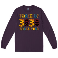 Plum three up three down softball Long Sleeve Tee - AdoDesignShop