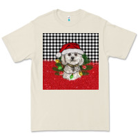 Bone Christmas Bichon frise dog Premium Tee - BarkalooDesign