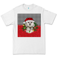White Christmas Bichon frise dog Premium Tee - BarkalooDesign