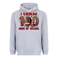 Heather Grey i tackled 100 days of school Heavyweight Hoodie - MaliasSmallBusiness