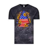 Cloud Black American flag arrowhead Vintage Tee - Neo Western