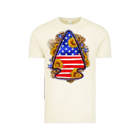 Vintage Arctic American flag arrowhead Vintage Tee - Neo Western