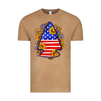 Vintage Camel American flag arrowhead Vintage Tee - Neo Western