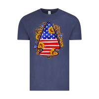 Vintage Denim American flag arrowhead Vintage Tee - Neo Western