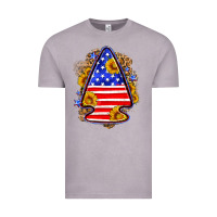 Vintage Zinc American flag arrowhead Vintage Tee - Neo Western
