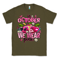 Army Green in october we wear pink teachers Classic Tee - AdoDesignShop