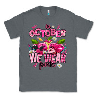 Charcoal Heather in october we wear pink teachers Classic Tee - AdoDesignShop
