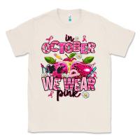 Natural in october we wear pink teachers Classic Tee - AdoDesignShop