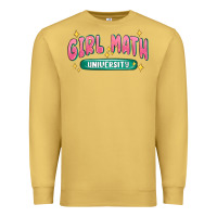 Antique Gold girl math university Premium Sweatshirt - MaliasSmallBusiness
