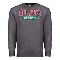 Charcoal Heather girl math university Premium Sweatshirt - MaliasSmallBusiness