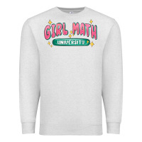 Oatmeal Heather girl math university Premium Sweatshirt - MaliasSmallBusiness