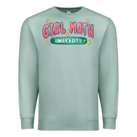 Seafoam girl math university Premium Sweatshirt - MaliasSmallBusiness