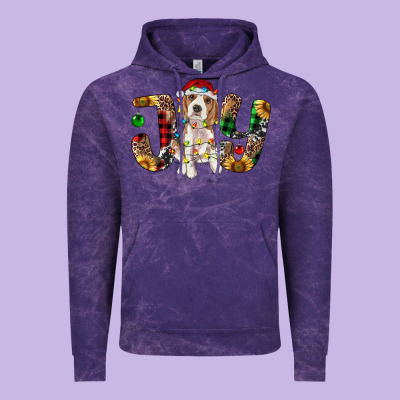 Beagle Christmas Joy Vintage Hoodie Designed By Ranaportraitstore