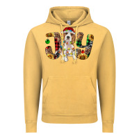 Vintage Mustard beagle christmas joy Vintage Hoodie - RanaPortraitStore