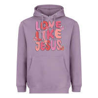 Lavender love like jesus Heavyweight Hoodie - MaliasSmallBusiness