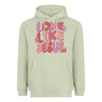 Matcha love like jesus Heavyweight Hoodie - MaliasSmallBusiness