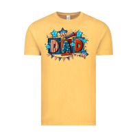 Vintage Mustard American Dad  4th of july Vintage Tee - CowGirlArtShop